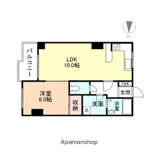 ジャルダン城南【1階】の間取り
