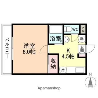 カナルグランデ【2階】の間取り