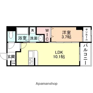 ドリーム堀【3階】の間取り