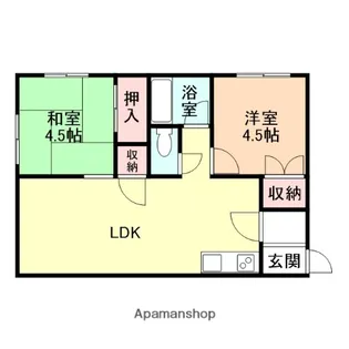 コートNAO【2階】の間取り