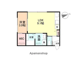 LEGIT 01【2階】の間取り