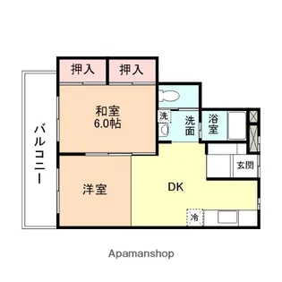 レジデンスミキオ【1階】の間取り