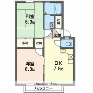 アトレ堀川A【1階】の間取り