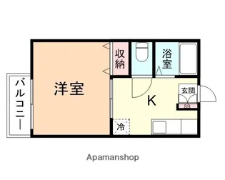シティハイム本郷Ⅱ【201号室】の間取り