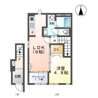 AVENIRⅡ【2階】の間取り