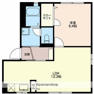 CEDLE 三番館【2階】の間取り