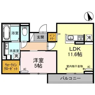 ルミナス掛尾町【3階】の間取り