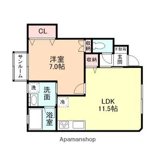TOM【1階】の間取り
