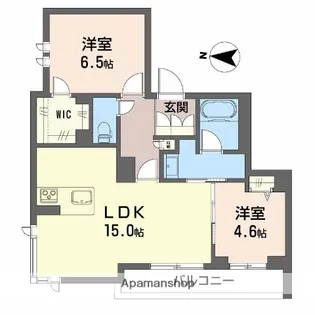 ソサイティ掛尾【2階】の間取り
