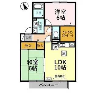 フォレスト A【2階】の間取り