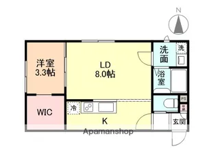 グランスイート森 B棟【1階】の間取り