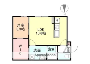 グランスイート森 B棟【1階】の間取り
