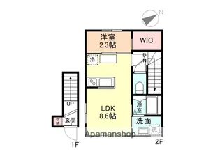 グレースセゾン【2階】の間取り
