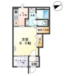 ノールハイム【1階】の間取り