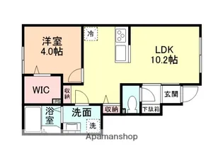 EDGEMOMENT町村【1階】の間取り