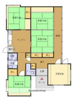 富山県富山市大泉【一戸建】の間取り