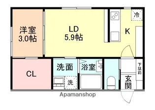 AILE【1階】の間取り