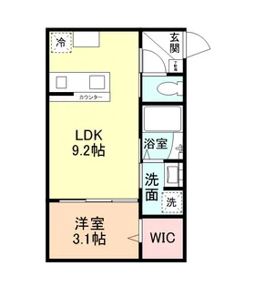 INTEGRAL MELLOW【1階】の間取り