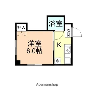コーポ小西12A【201号室】の間取り