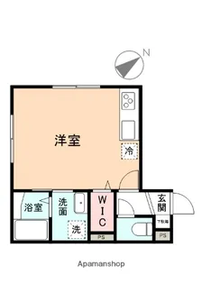 エッジモーメント旅籠【101号室】の間取り