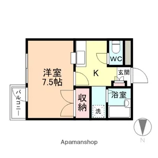 ムーブルミウラ【2階】の間取り
