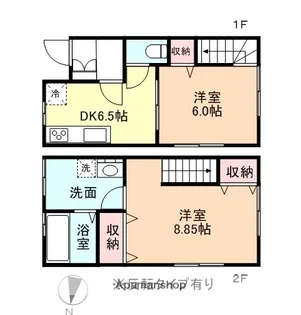 ロッソコルサⅡ【105号室】の間取り