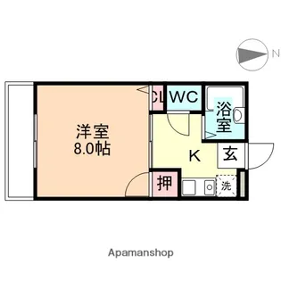 エスポワール中野【203号室】の間取り
