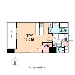 セントラルコート西町プレミア【505号室】の間取り
