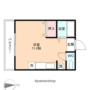 ホープフルハイツ【2階】の間取り