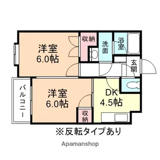 ラ・ヴィラ大沢野【307号室】の間取り