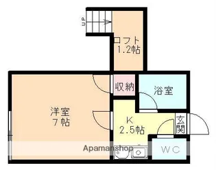 サントピア金代【1階】の間取り