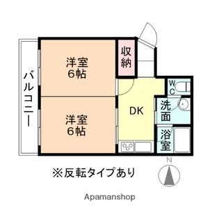 クリオ白銀【203号室】の間取り