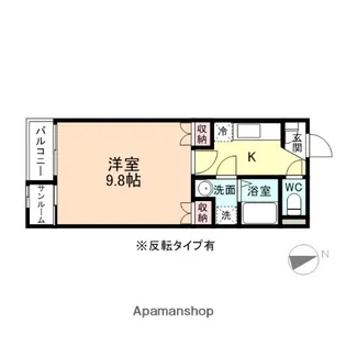 DOWELL天正寺【2階】の間取り