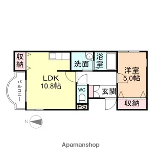 セントレア駅前【101号室】の間取り