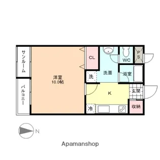 グリーンガーデン【1階】の間取り