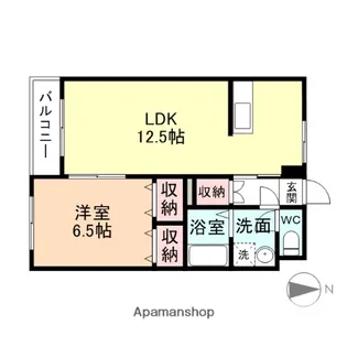 メゾンK&М Ⅶ【2階】の間取り