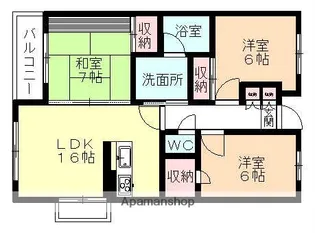 フローレンス【301号室】の間取り
