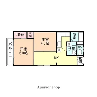 マルゼン栄【201号室】の間取り