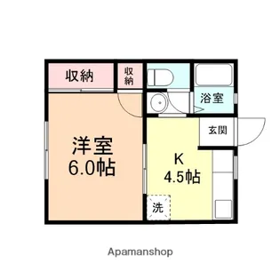 コーポ吉島【203号室】の間取り