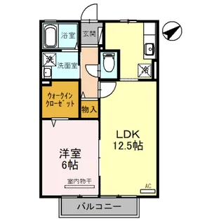 ルミエール・ルナ【2階】の間取り
