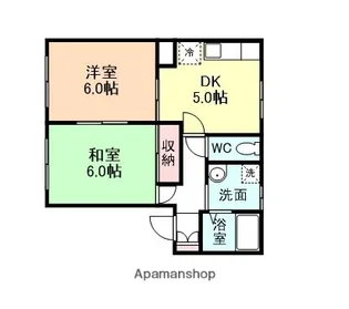 J−HOUSE本江C棟【106号室】の間取り