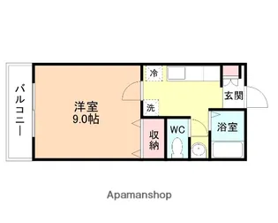 コーポMU【203号室】の間取り