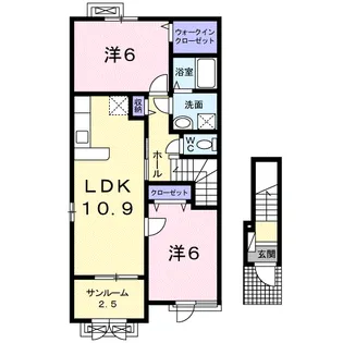 ファースト・リアライズ【2階】の間取り