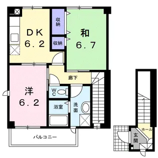 セトル上小泉【2階】の間取り