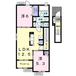 シェーン・プラッツ【2階】の間取り