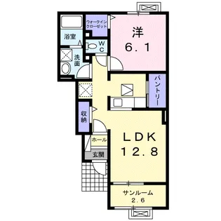 アル・シエラ【1階】の間取り