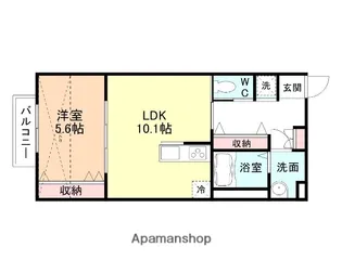ブリーラ・チェバーロ【2階】の間取り