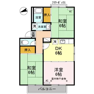 セジュール入善 A【2階】の間取り