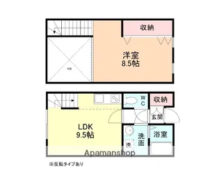 フェリーチェ・チェバーロ【1階】の間取り