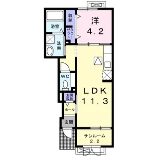パークメゾン【1階】の間取り